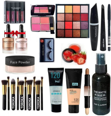 toroka Makeup Kit Sets One-stop Beauty Package for Beginners and Professionals Kit 14HG(Pack of 14)