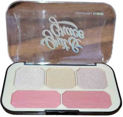 Emijun Blusher Palette with Blush, Highlighter and Eyeshadow