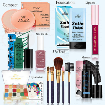 VOZO Premium Makeup Kit with Full-Face Essentials – High-Quality Combo-84(Pack of 12)