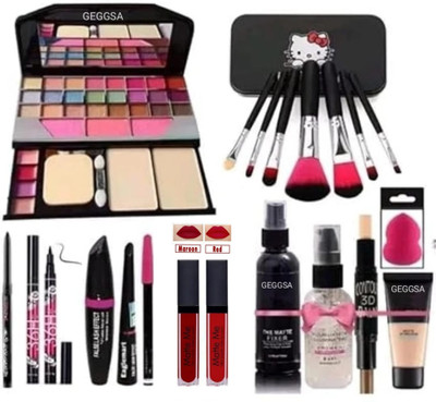 Geggsa Makeup Kit Set Beauty Package for Beginners and Professionals(Pack of 12)