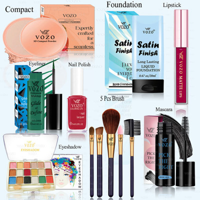 VOZO Premium Makeup Kit with Full-Face Essentials – High-Quality Combo-20(Pack of 12)