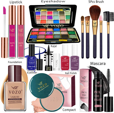 VOZO Makeup Kit Sets One-stop Beauty Package for Beginners and Professionals 194