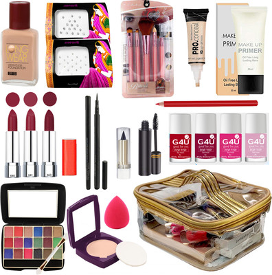 G4U All In One Makeup Kit for Women Full Kit,Multipurpose Makeup Sets 22D22A22(Pack of 24)
