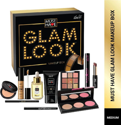 Iba Must Have Glam Look Makeup Box - Medium for Women(Pack of 10)