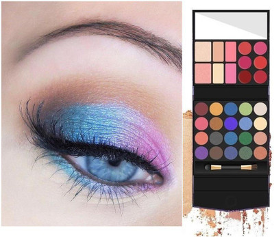 BLUEMERMAID NEW 2 HIGHLIGHTER BLUSH CONTOUR 6 CREAM LIP GLOSS & 20 EYE SHADOW