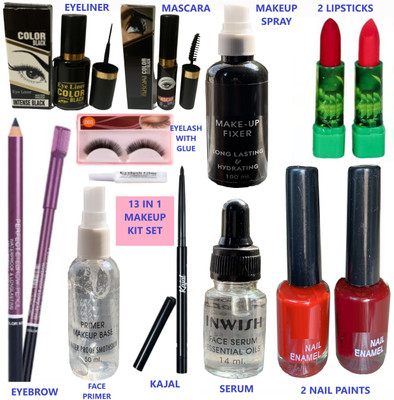 INWISH 13 products INSTANT HD GLOW makeup combo set(Pack of 13)