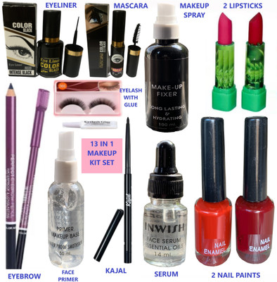 INWISH 13 set NEVER BEFORE LIKE THIS makeup kit set combo(Pack of 13)