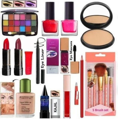 Valhalla All in one face makeup combo kit for women and girls(Pack of 16)