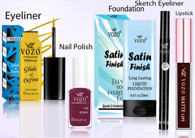VOZO Professional Cosmetic Kit with Ultra-Pigmented Set-39(Pack of 5)