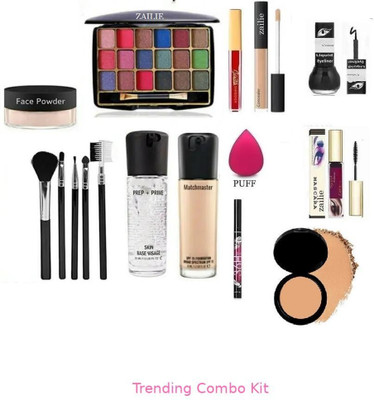 Zailie Creative Beauty Kit With Bold And Bright Shades(Pack of 16)