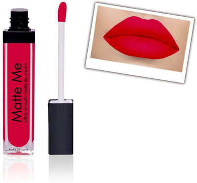 KAIASHA Matte Me Ultra Smooth Liquid Lipstick(RED, 6 ml)