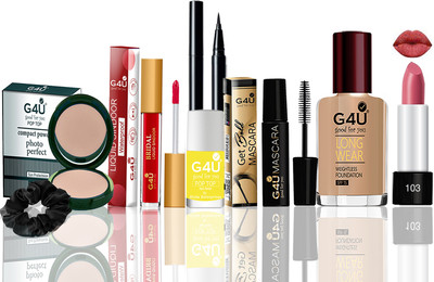 G4U All In One Makeup Kit For Beginners A14(Pack of 8)