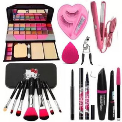 NXGTYA All in 1 MakeupKit With Premium Quality for Makeup & Professional use(9 Items)