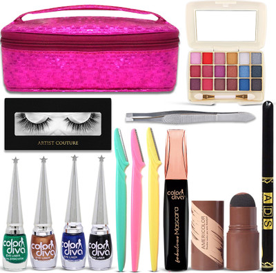 adbeni Golden Hour Combo, Full Eye Makeup Combo(14 Items in the set)