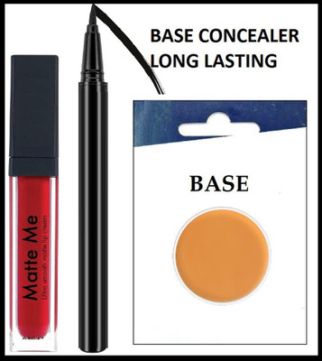 AGLEY 1 MATTE ME RED LIPSTICK 1 BLACK EYELINER 1 BLACK EYELINER