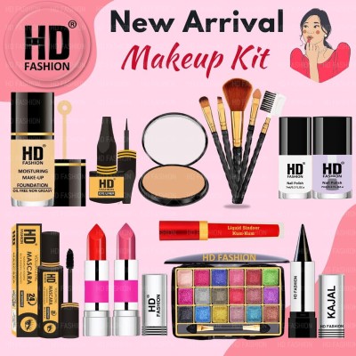 HD Fashion 16 Pcs. Sweetheart's Choice Premium Waterproof Makeup Combo kit For Women H113(Pack of 16)