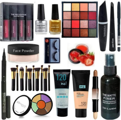 toroka Makeup Kit Sets One-stop Beauty Package for Beginners and Professionals KIT 15(Pack of 15)