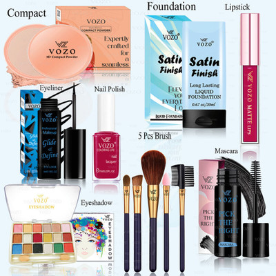 VOZO Premium Makeup Kit with Full-Face Essentials – High-Quality Combo-189(Pack of 12)