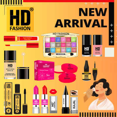 HD Fashion Daily Glow All in One Makeup Kit Combo for Women HD-29(Pack of 11)