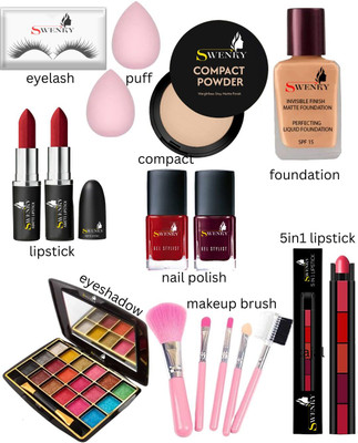 swenky COMPLETE RANGE OF MAKEUP FOR WOMEN & GIRLS(Pack of 12)
