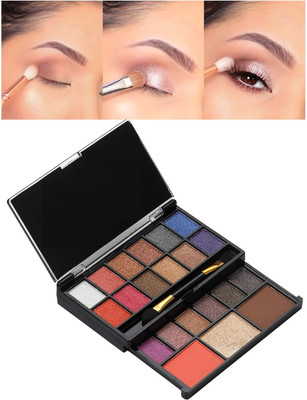 Yuency Ultra Pigmented Eyeshadow Palette 1 highlighter& 1 blusher