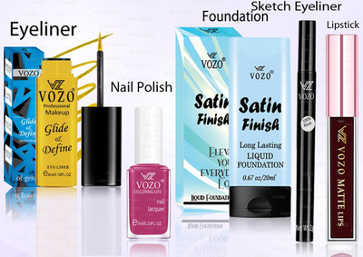 VOZO Professional Cosmetic Kit with Ultra-Pigmented Set-321(Pack of 5)