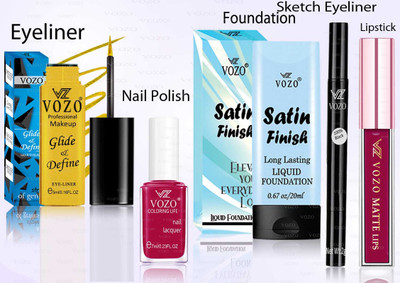 VOZO Professional Cosmetic Kit with Ultra-Pigmented Set-177(Pack of 5)