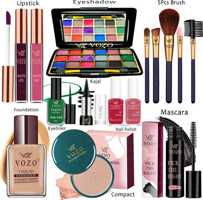 VOZO Makeup Kit Sets One-stop Beauty Package for Beginners and Professionals KT-275(Pack of 15)