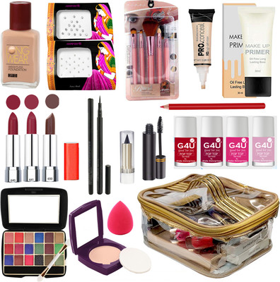 G4U All In One Makeup Kit for Women Full Kit,Multipurpose Makeup Sets 22D22A9(Pack of 24)