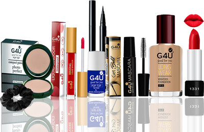 G4U All In One Makeup Kit For Beginners A35(Pack of 8)