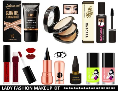 Lady FASHION Brand Offer Nine in One akeup Kit BOMK62