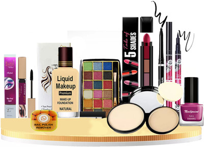 Syzol Basic Makeup Kit Of 9 Items LO3(Pack of 9)