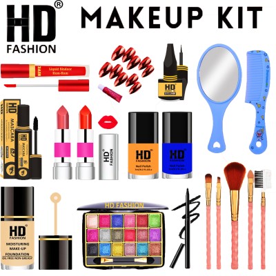 HD Fashion Full Makeup Kit Set For Modern Women All in One Waterproof Makeup Kit AIO41(Pack of 28)