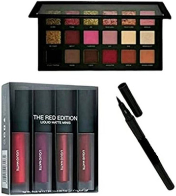 FRIPPE Makeup Combo Of 18 Color Eyeshadow Palette 100 g(Pack of 6)