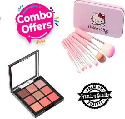 Zailie Fashion Ultimate Eye Shadow+Makeup Bruhses with Storage Box(2 Items in the set)