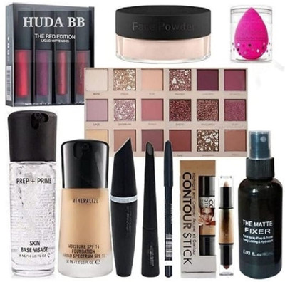 Vybz Complete Makeup Combo Set For Women(Pack of 1)