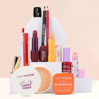 Hilary Rhoda All-in-one Kit | Makeup Combo Set with All Products | All-in-one Makeup Kit