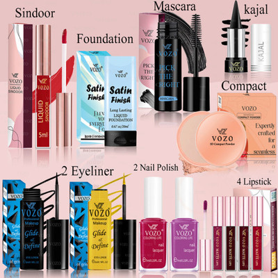 VOZO Full Cosmetic Kit with High-Quality, Skin-Friendly Makeup Combo-290(Pack of 13)