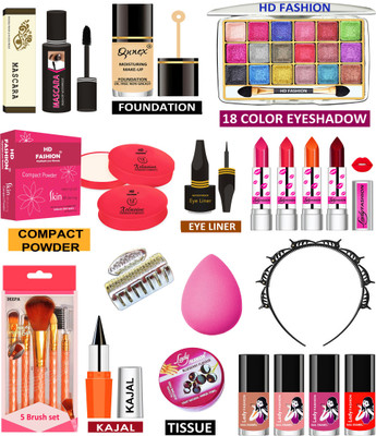 HD Fashion 23 in One Complete Range in Factory Price Makeup kit MC28MK01(Pack of 23)