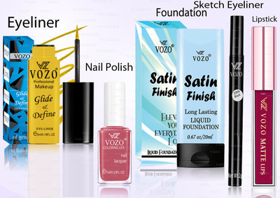VOZO Professional Cosmetic Kit with Ultra-Pigmented Set-113(Pack of 5)