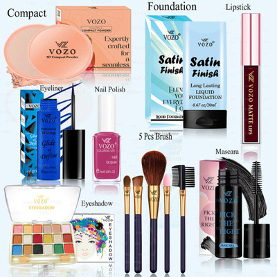 VOZO Premium Makeup Kit with Full-Face Essentials – High-Quality Combo-330(Pack of 12)