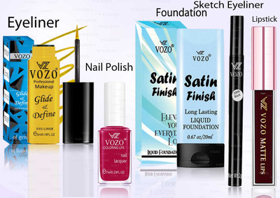 VOZO Professional Cosmetic Kit with Ultra-Pigmented Set-161(Pack of 5)