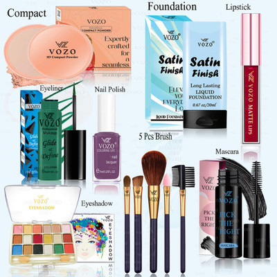 VOZO Premium Makeup Kit with Full-Face Essentials – High-Quality Combo-240(Pack of 12)