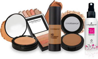 COLORESSENCE Signature Face Combo Makeup Kit for Dusky Skin Tone(Pack of 5)