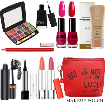 Volo All In One Makeup Kit Sets for Women Beginners 200320A4(Pack of 11)