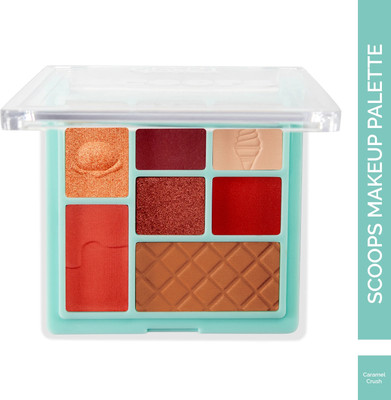 Glam21 Scoop Makeup Palette Eyeshadow+Contour+Highlighter+Blusher Matte & Shimmer Kit