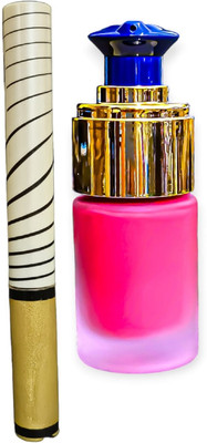 Luipui GOLDEN EYELINER COLOR AND ROSE PINK MATTE BLUSH(Pack of 2)