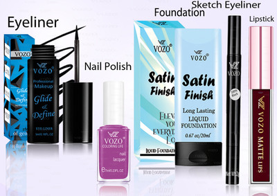 VOZO Professional Cosmetic Kit with Ultra-Pigmented Set-291(Pack of 5)