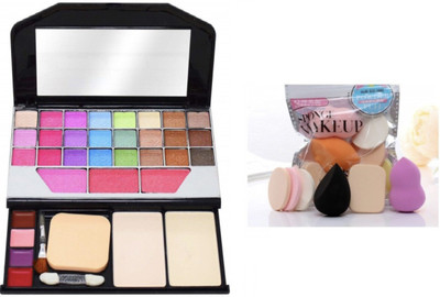 NXGTYA Makeup Kit ColorIcon Eyeshadow Kit & 6Pcs Makeup Sponges(Pack of 7)