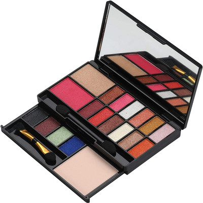 ADJD Colourful Shimmer 18 Eyeshadow, 3 Compact and 3 Shades Make up Palette